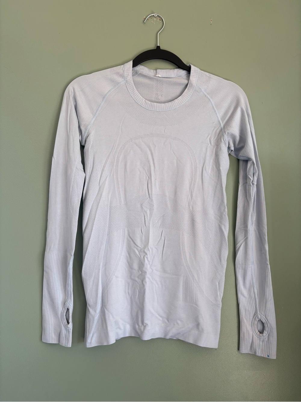 Lululemon Swiftly Long Sleeve Light Blue size 6